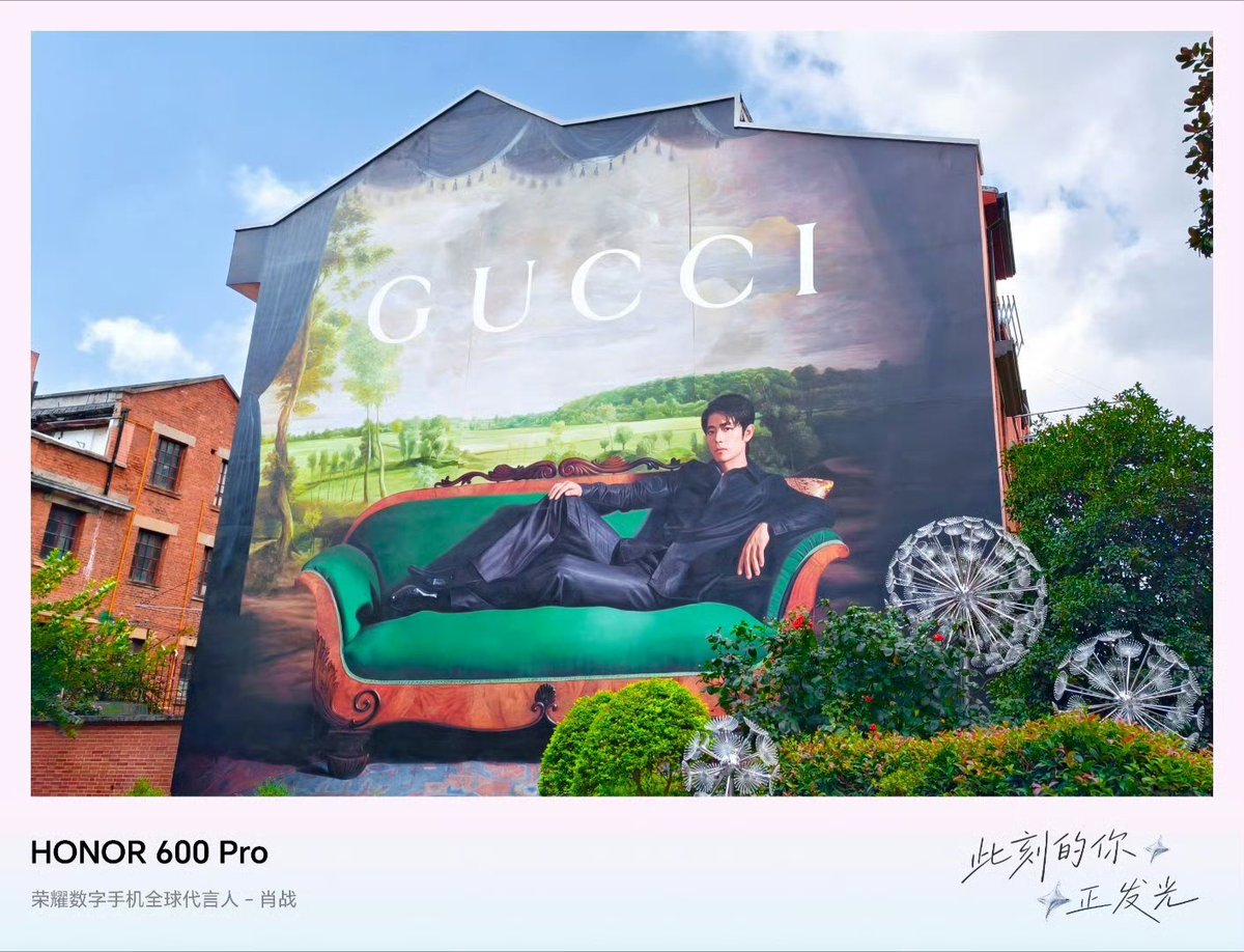 Kajeabbb's tweet photo. thx for the 3rd Gucci Art Wall of GBA Xiao Zhan.
The Art of Mural and The Artist
#XiaoZhan #GucciPrimavera https://t.co/aANoXEyh8x