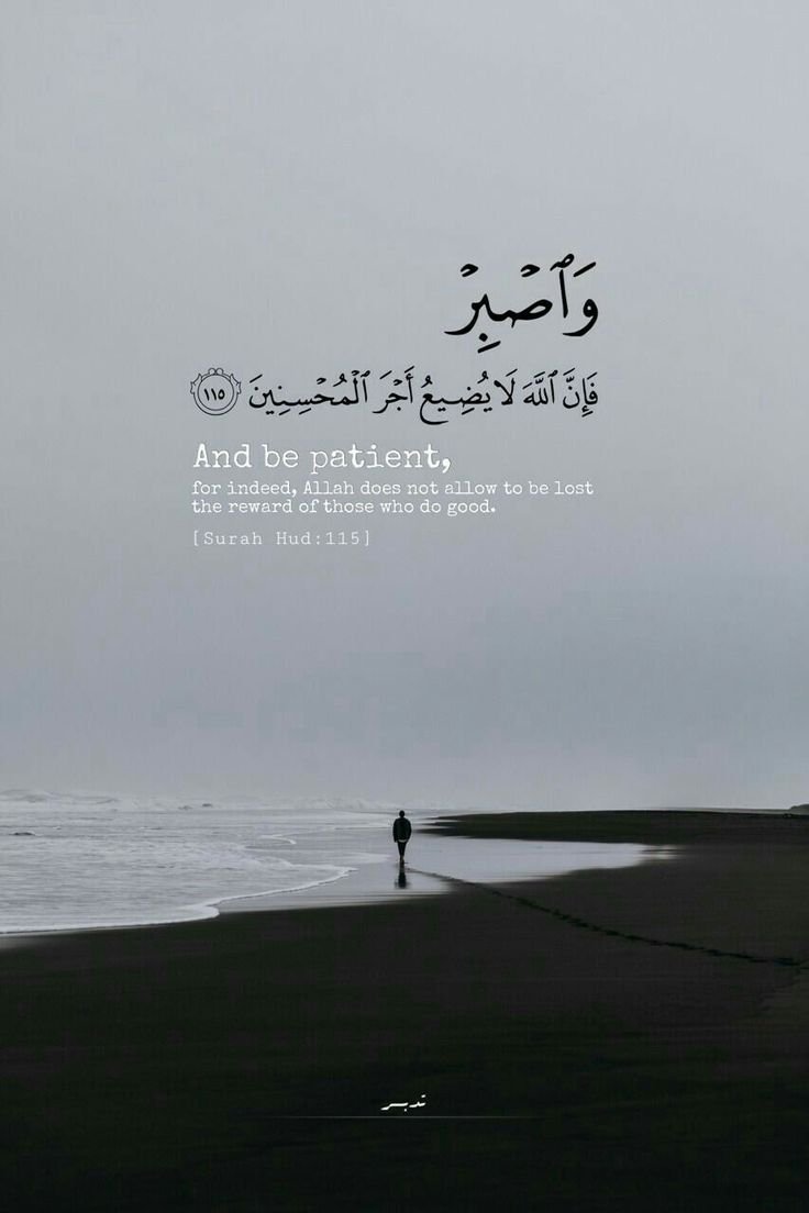 FlameWhispers's tweet photo. And be patient, 
for indeed, Allah does not allow to be lost
the reward of those who do good. 

Surah Hud: 115 https://t.co/VNKN5N5D9l