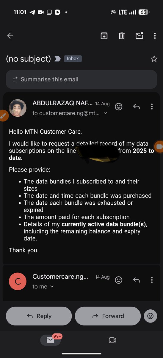 real_khanzunlah's tweet photo. If I commit suicide out of frustration @MTN180 @MTNNG should be held responsible 

@officialEFCC
@NgComCommission
@fccpcnigeria

How on earth did my 800GB data bundle worth ₦125,000 finish in just 21 days?
Between July 11 to August 5

And now again 8 August to August 28 500 GB is gone on the new data

I subscribed to the 800GB yearly plan and it was completely exhausted between July and August. I subscribed to another 800GB again on August 8, and I am already down to around 380GB.

That means I have used roughly 420GB in the same month.

And before anyone says it was background activity, backups or other devices: I have checked my phone. My backups are OFF, unnecessary background activities are OFF, and I am not using multiple devices for anything that could reasonably explain this level of consumption.

I am not asking MTN to give me another generic explanation about TikTok, WhatsApp, iCloud, updates or streaming.

I WANT THE ACTUAL DATA USAGE BREAKDOWN.

MTN, please tell me exactly where my data went.

I want a detailed breakdown showing:
• The dates and times my data was consumed
• The amount of data consumed during each period
• Which services/apps or traffic categories consumed it
• Any hotspot/tethering usage recorded
• Any unusual or abnormal consumption detected on my line
• A complete usage history for my number, preferably going back to last year

If your records show that I genuinely consumed this data, show me the records.

If there is a technical explanation, explain it clearly.

I have attached video evidence showing my balances and usage history.

MTN, please don't send me another generic response. I need a proper, verifiable breakdown of how ₦125,000 worth of data disappeared in 21 days, and why another 800GB is already down to approximately 380GB.

You recently held a public “Data on Trial” session addressing customers' concerns about data depletion and transparency. MTN said it was committed to transparency and that customers' data consumption could be examined using data-backed evidence.

So please, examine mine.

@MTNNG I need answers, not assumptions.