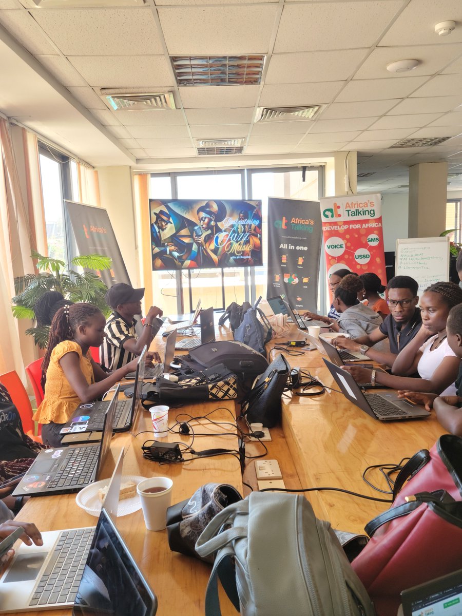 AllanAyden2's tweet photo. Time to develop. Developers at work😎 @ATCommunityKla 
@ATWomenInTech 
#BuildwithAT
#WeLoveNerds
#Womenintech https://t.co/9FUSEfYkKs