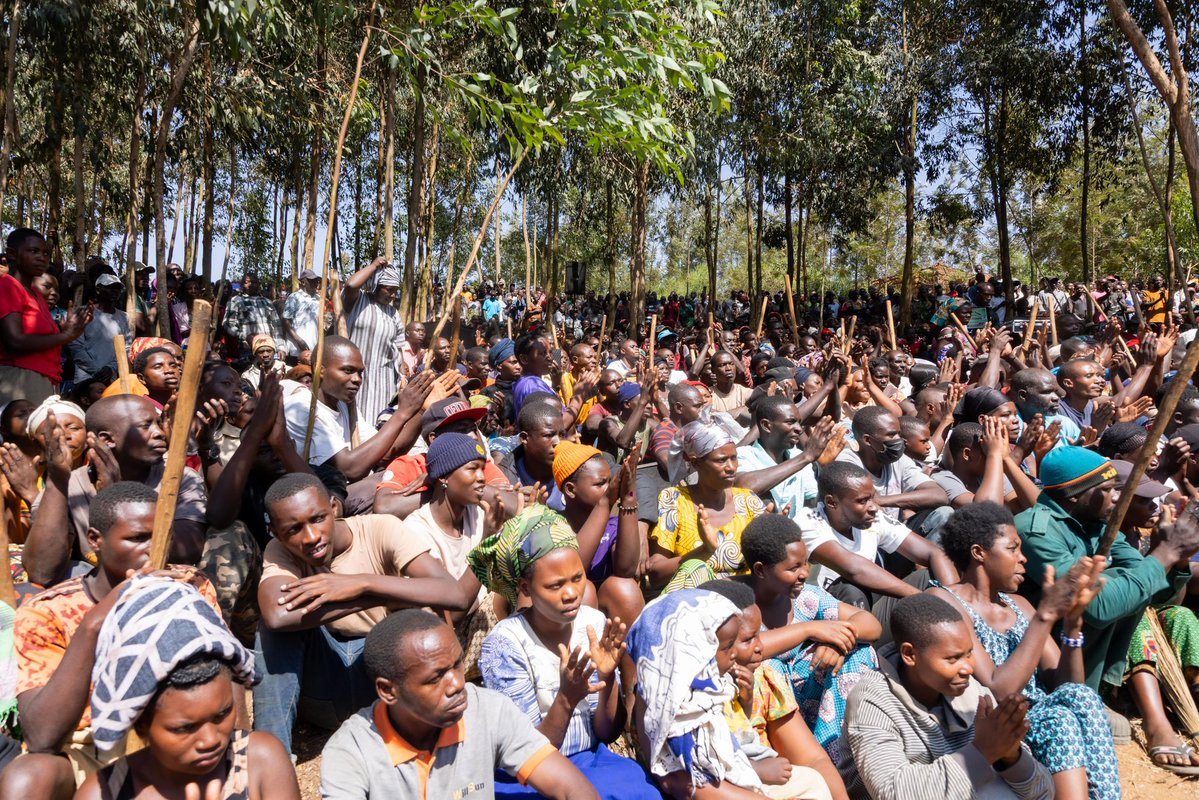 NewTimesRwanda's tweet photo. PHOTOS: Local Government Minister Dominique Habimana said the fight against illicit alcoholic beverages and drugs in #Rwanda is far from over, urging communities to remain vigilant and support authorities in eradicating their trade and consumption.

Habimana made the remarks during the monthly community work, Umuganda, in Rwimiyaga Sector, Nyagatare District, where he joined residents.