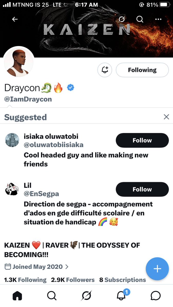Bigsur_prise's tweet photo. @IamDraycon I don follow you boss https://t.co/jxCAZiZl0R