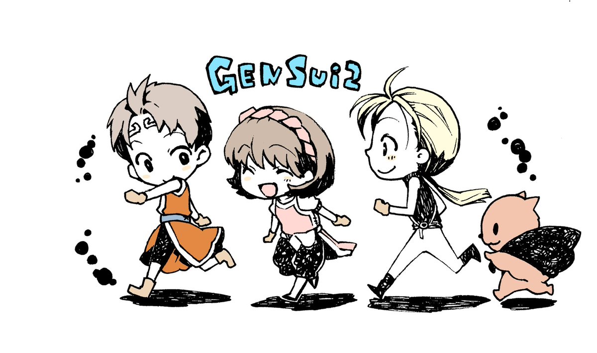 _71416's tweet photo. うお〜〜〜幻想水滸伝いろいろ拡大してて嬉し〜‼️
10年くらい前に描いた2のやつ載せときま‼️ https://t.co/IGF1augyqJ