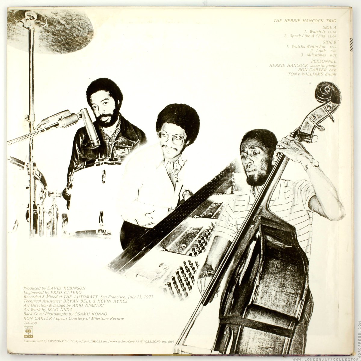CapitalJazzClub's tweet photo. #NowPlaying, 'Stella By Starlight', off  @RonCarterBass' *Third Plane*. (1977). The #CapitalJazzClub984, with @JacobAsiyo, &amp; @KaimaMwiti.
Ron Carter: Bass
Tony Williams: Drums
Herbie Hancock: Piano. https://t.co/nazc8d2LTx