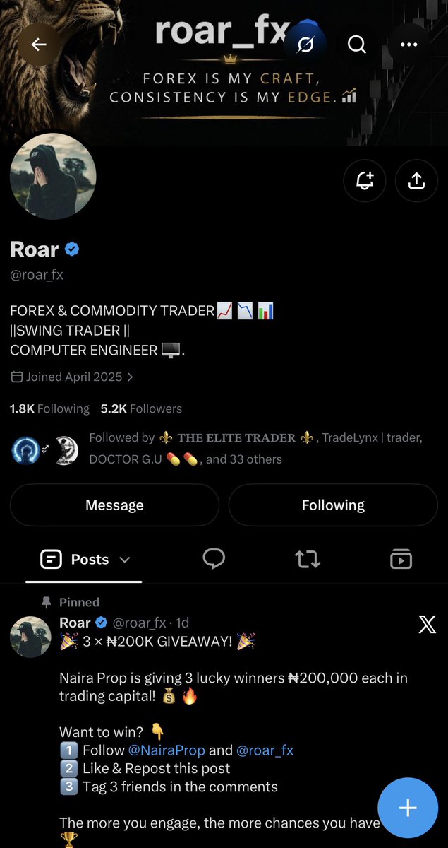_alimodu's tweet photo. @roar_fx @nairaprop Done ✅ 
@Abdul_Hameed17 @SolvingProblemm @Colinn2s https://t.co/QyGULvZulP