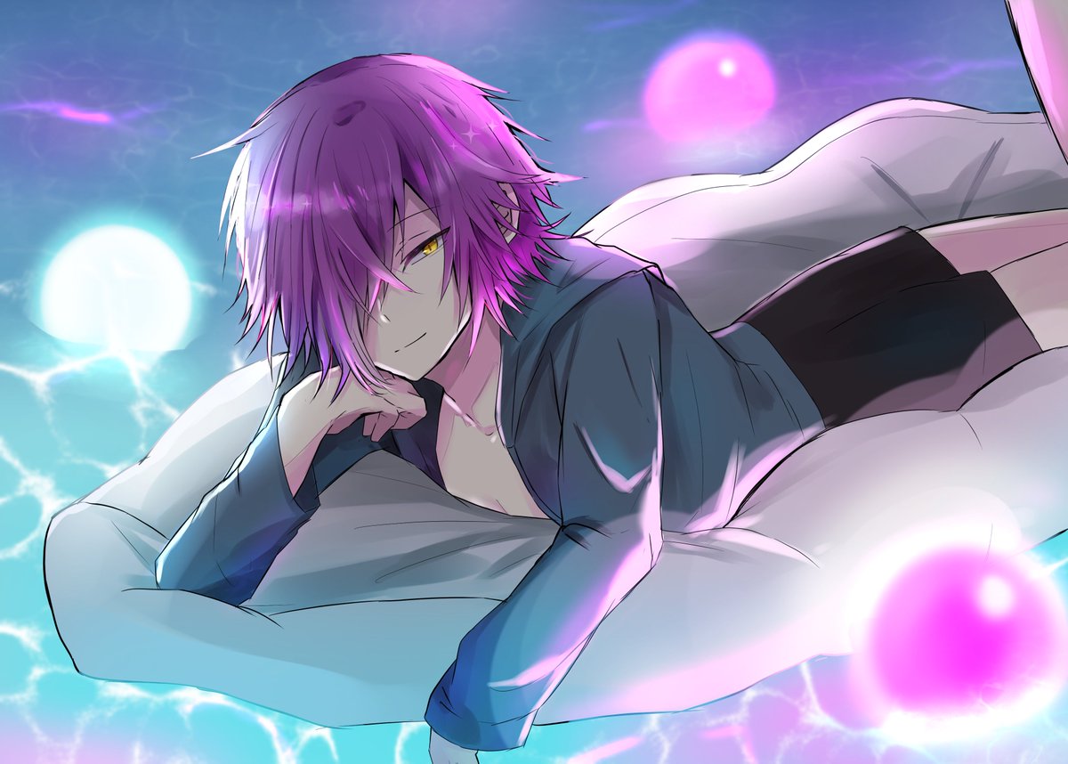 kuryu091's tweet photo. 8月滑り込みで描き終えた！😎⛱
ナイトプールver.【雨音莉玖】
創作男子描いてます！主に美少年が好きですよろしくお願いします！🤝

#一次創作祭り夏の陣2026
 #夏の創作クラスタフォロー祭り https://t.co/z3oooWTrKi