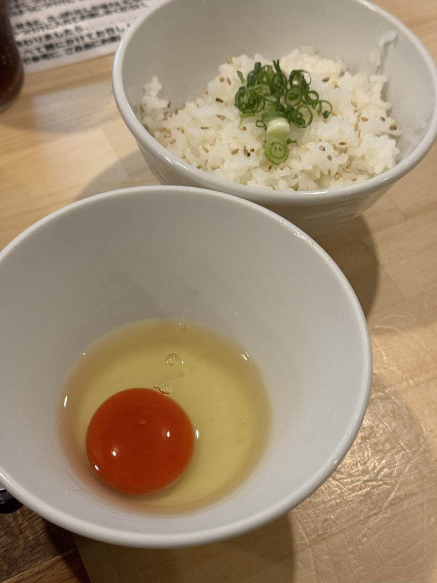 shigerumisaka's tweet photo. 夏休み41日目、日中はゆっくりして夕方から久しぶりに愛車でヤマト→晩御飯は2026年20回目のRustic Noodlesナウ(^ ^)

「たかしのTKG🥚」相変わらずうまい😋 https://t.co/ndus19iv64