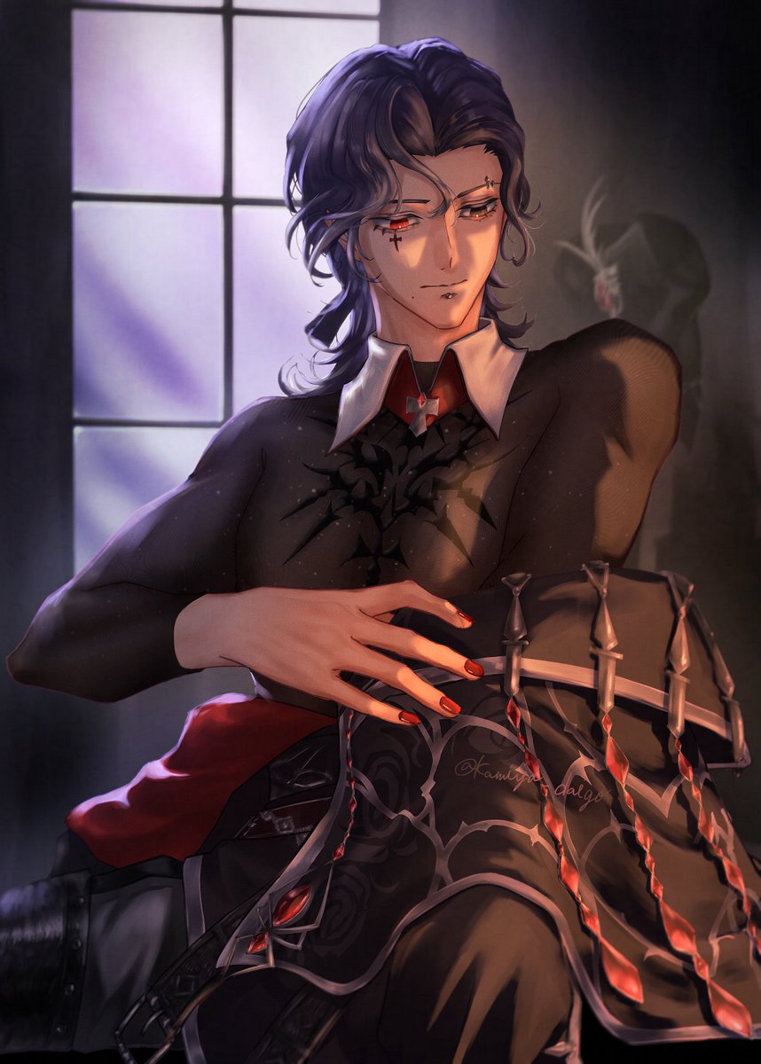 Kamiya_daigo's tweet photo. 🌹の⚔️のインナーがとても良い https://t.co/zZaGJ85viB
