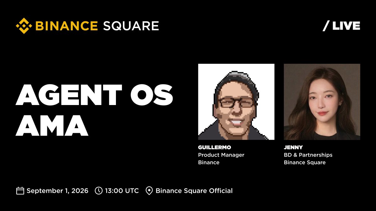 jennyukim_bnb's tweet photo. What do you actually want to know about @binance Agent OS?

I'm hosting the AMA next Tuesday, questions come straight from the community. and did I mention red packets up for grabs? 🧧

Drop your questions below and set a reminder: https://t.co/8CiX8sTJ1j https://t.co/n3UR5Xh51x