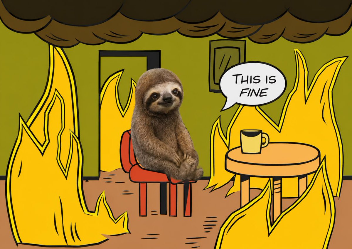theSolanaSloth's tweet photo. We just burned 5% of the solana:CE2wyDBxxi4g9WZ7tgjtfXhTJyEWBwkf6oywqNECpump supply. 

Things are moving quickly. 

In the meanwhile, she woke up and ate half a leaf. This is fine. 

https://t.co/GsZFVKp7XG https://t.co/R2oLtyJGTO