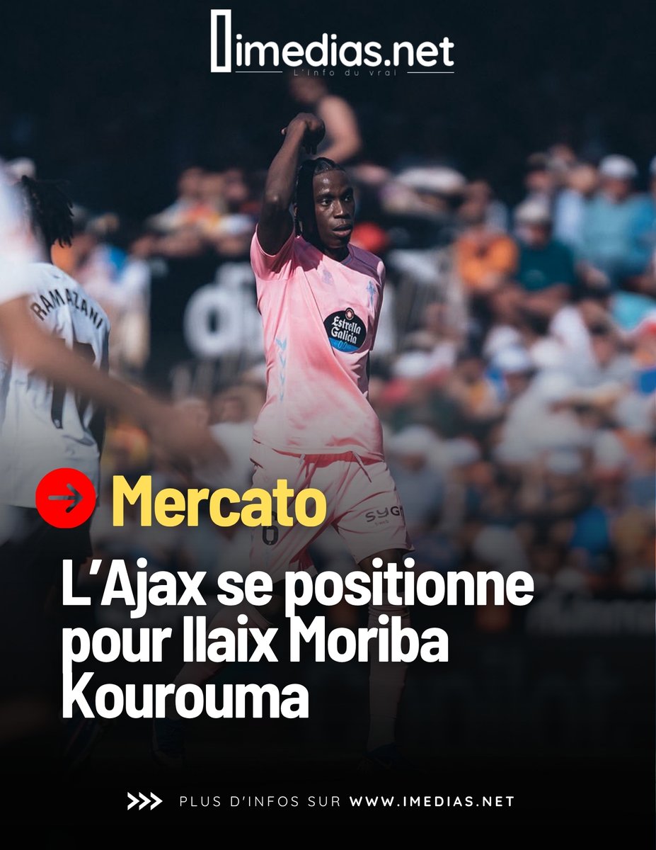 MedSesayMS's tweet photo. Le milieu de terrain international guinéen, actuellement sous contrat avec le Celta Vigo, figure dans les plans de l’Ajax Amsterdam, qui souhaiterait l’attirer sous la forme d’un prêt.
Lire l'article 👉 : https://t.co/uzoq51YmNf
#medsesay #MS25 https://t.co/fIrOv2zFdb
