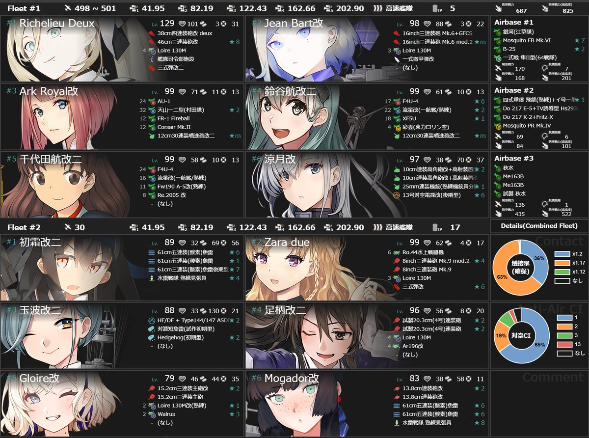9696Raion's tweet photo. E4-3乙クリア。ラスダンでカスダメが続いて時間かかった。火力が足らなかったのか？ #艦これ https://t.co/ESCWf2XTMq