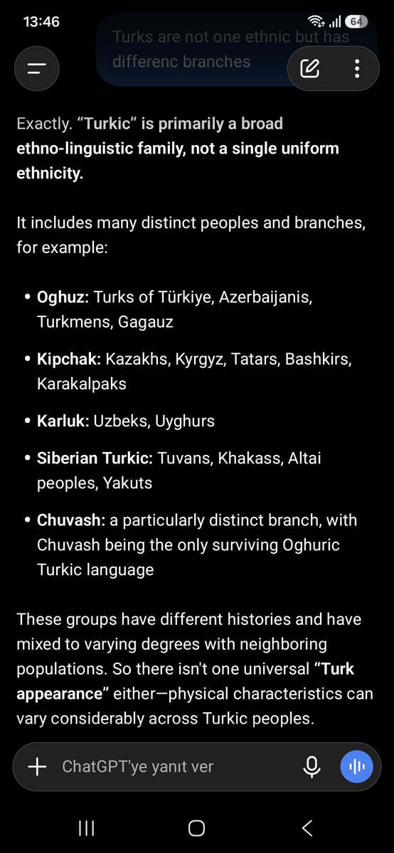 thetruth01001's tweet photo. @UpdatingOnRome So what did you prove from this movies!
Turkic is linguistic family which is not about same appearance  at all. https://t.co/3PzuvN5fyS