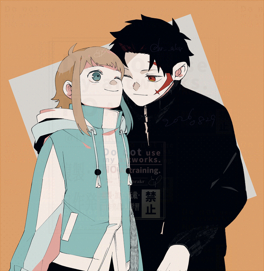 hr__akr's tweet photo. 大分昔に描いたやつのやき直し https://t.co/NASCG1jwoy