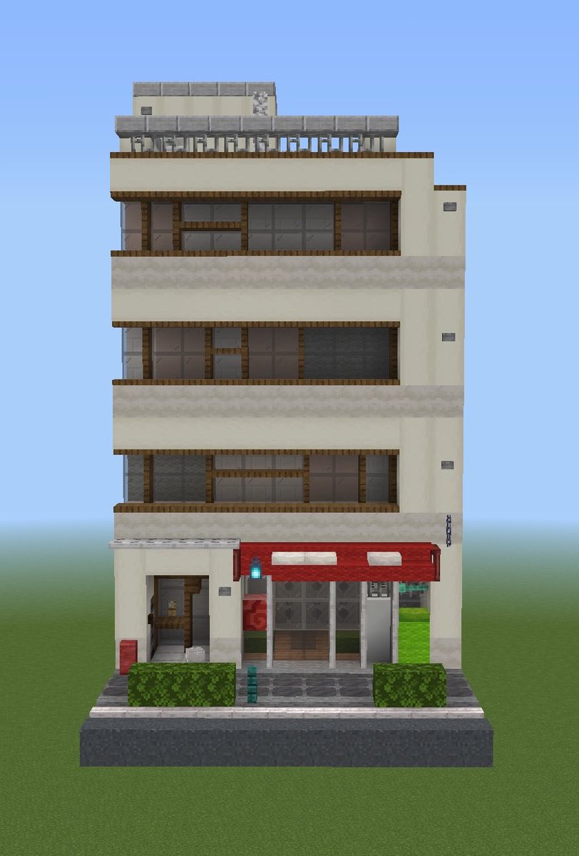 t0r1_y's tweet photo. コインランドリーピエロが入ってる雑居ビルを建てたよ🏗️
26.3アプデで建築の幅が広がって嬉しい😭
#Minecraft建築コミュ #Minecraftbuilds
#Minecraftdesigns #マイクラ https://t.co/pul8l0NVUl