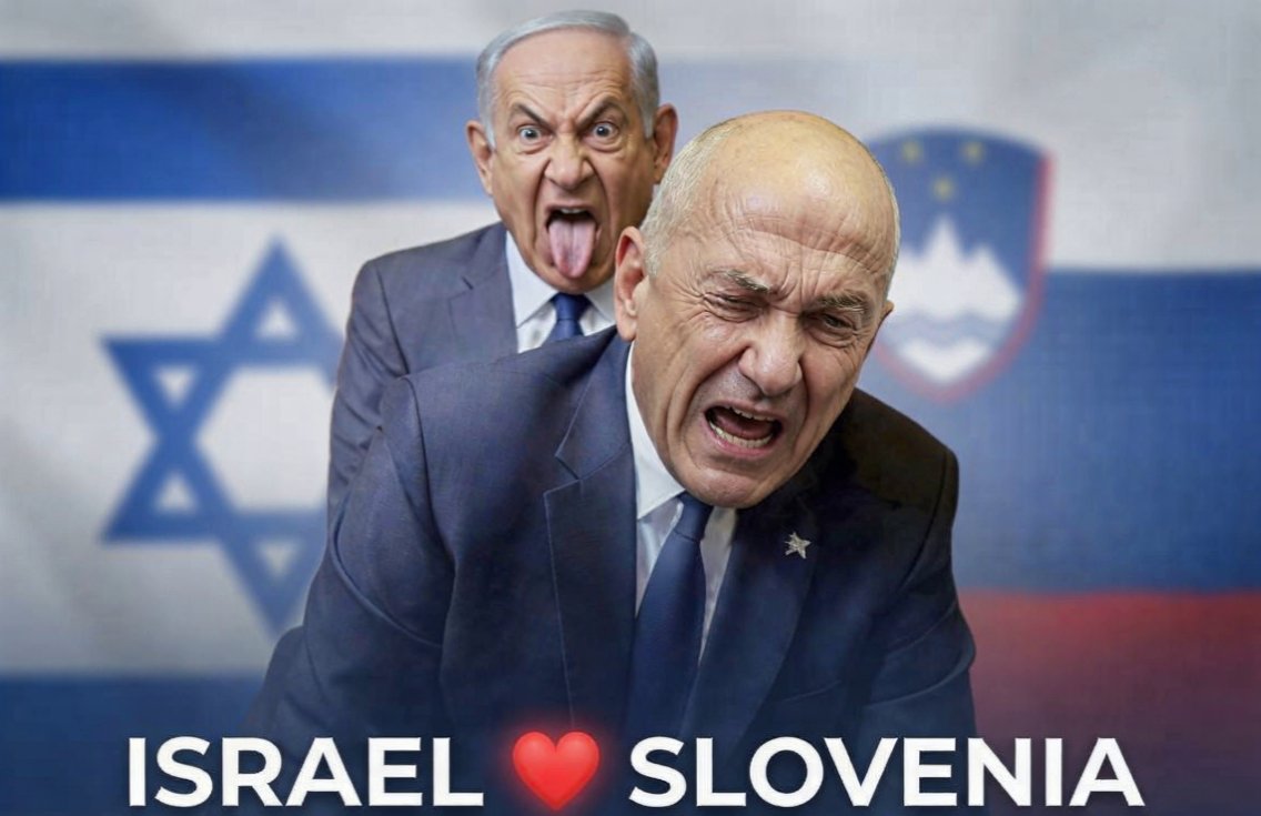 francekkrebs's tweet photo. Slovenije ni več, gre za Izrael! https://t.co/S7On2UZs9M