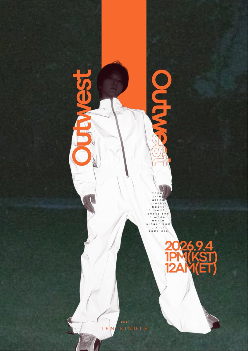 yagaglunx's tweet photo. TEN Single 'OUTWEST'
➫ 2026.9.4 1PM(KST) / 12AM(ET)  

#TEN #เตนล์ #OUTWEST 
#TEN_OUTWEST #TENLEE https://t.co/E0fA2a3Set