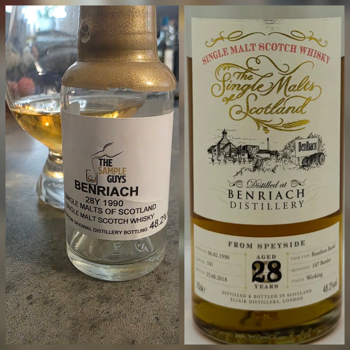 dnisbet250's tweet photo. #Dram217 of #Dram366
@TheBenriach
#SingleMaltsofScotland
Nose - honey, melon, sugary, fuzzy haribo sweets
Taste - sweet, honeymelon
Afters - sweet, citrus, melon
9
#BuyADram Yes
#BuyABottle DoP
#Scotch #Whisky #SingleMalt #SingleCask https://t.co/M9B6u0TNRT