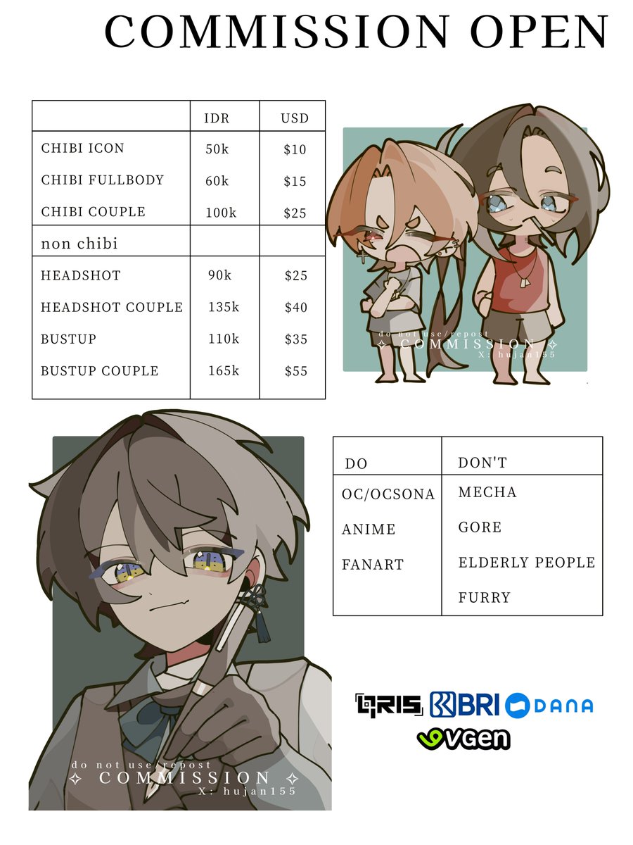 HUJAN155's tweet photo. ✉️ 𝐂𝐎𝐌𝐌𝐒 𝐎𝐏𝐄𝐍  

✧ LOCAL: https://t.co/J5JbTjDUZc
✧ VGEN: https://t.co/bYsDcHkFf8 

DM is open! 
RTs are appreciated 
#VGenOpen #commissionopen https://t.co/9xv4558dQ2