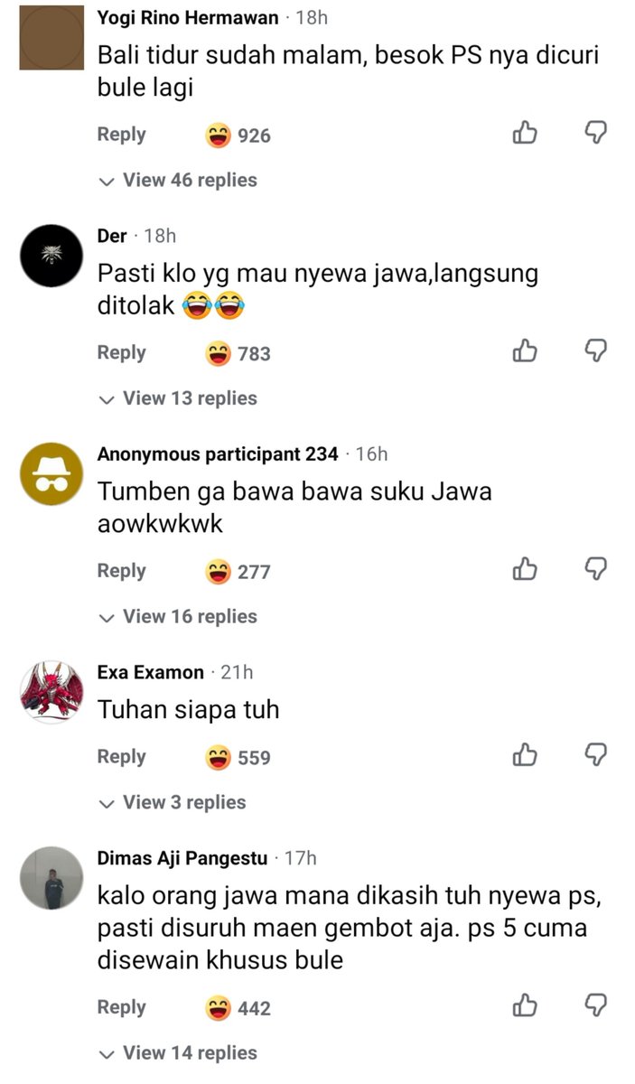 foolinsights's tweet photo. Jadi, ada orang bali yang menginfokan kalau dia mengalami pencurian PS 5 sebanyak 2 unit yang dilakukan oleh WNA Aljazair

Tapi, komen yang didapatkan tidak sesuai dengan ekspektasi, coba kalian baca sendiri gimana komennya... https://t.co/20lbAy0JVG