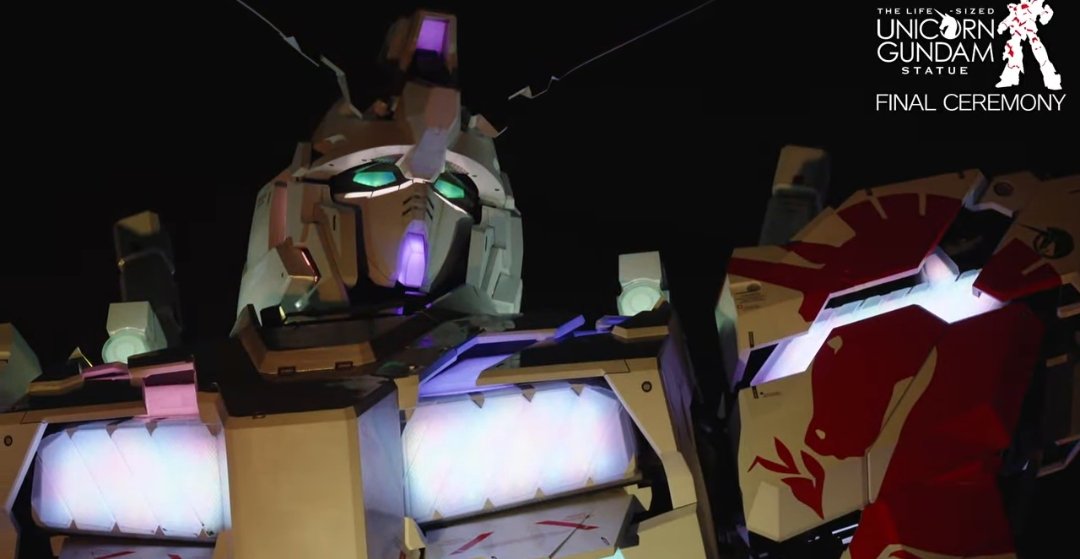 Dacquois's tweet photo. ユニコーンガンダムのセレモニー…良かった…｡ﾟ(ﾟ´Д｀ﾟ)ﾟ｡

ガンダム、見えてる？君への感謝の花火だよ…🎆
8月31日まで、あと少し。ありがとうね…ポケGoフェスの時に会えて、本当によかった… https://t.co/WorRSax2cL