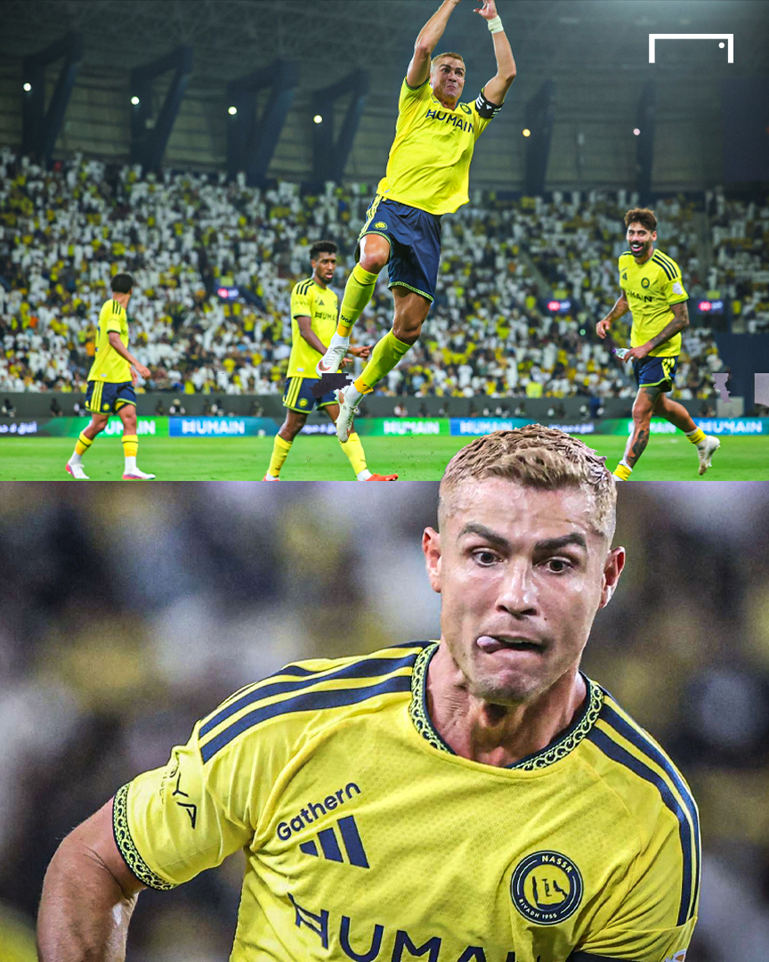 goal's tweet photo. 22 goals left! 🎯

Cristiano Ronaldo moved one step closer to an unprecedented milestone of 1,000 career goals after helping Al-Nassr secure a crucial victory over Al Taawoun 👏

Read the full story 🔗 https://t.co/zDLUyz0SzS https://t.co/jQnRFTyZw6