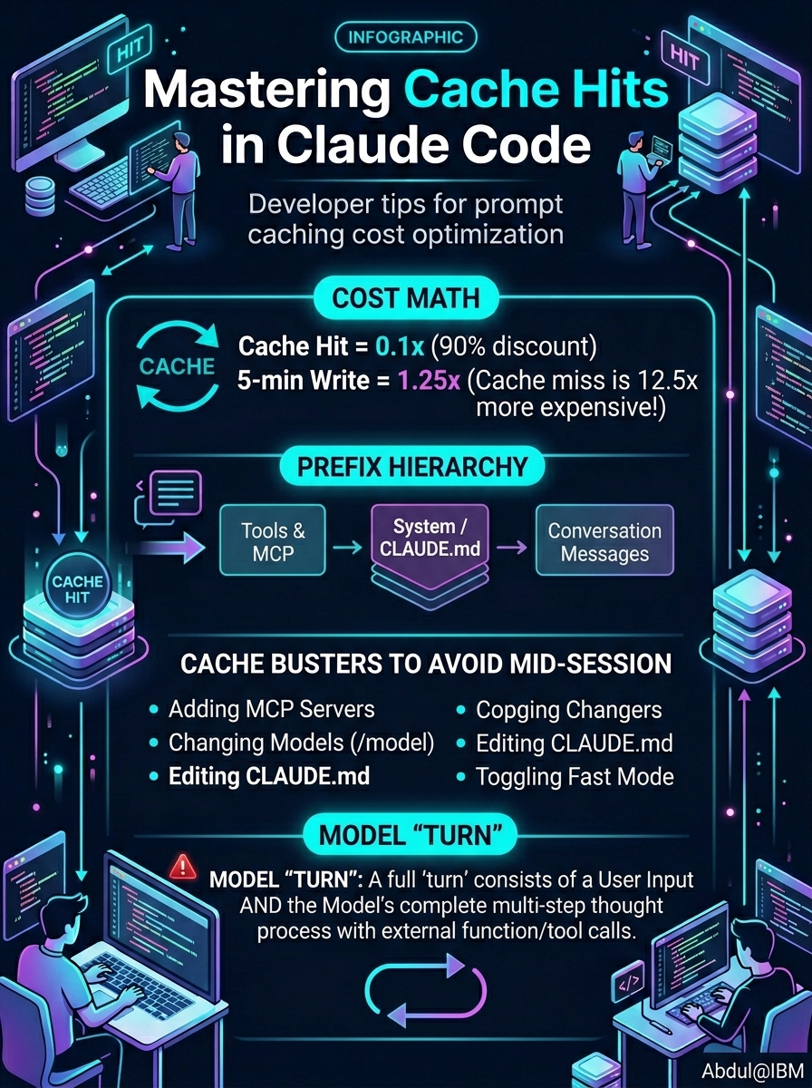 A_Ahad's tweet photo. Mastering Cache Hits in Claude Code https://t.co/Ah2BTQo5Qp
