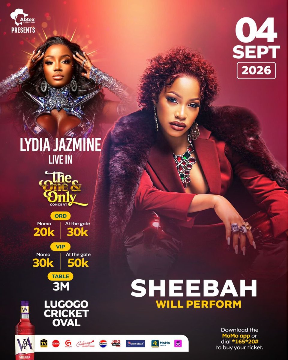 MariamMari71636's tweet photo. Have you guys secured your tickets 🎟 yet?
#4thseptember #LydiaJazmineLiveInConcert #sheebah https://t.co/JuUTIxkzES