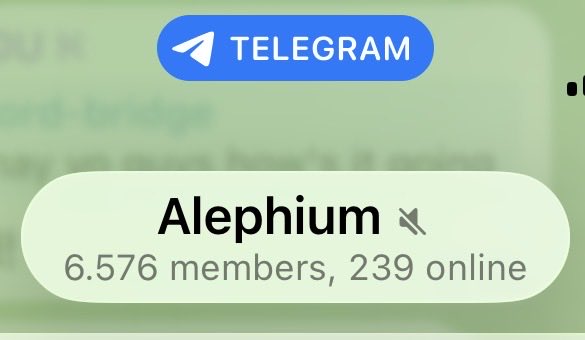 CryptoCeLLeo's tweet photo. I just want to share this as a memory before #PowFi launch on $ALPH 🤗

On main TG Group of @alephium has just 6.576 members 👍🏿

I will share this twit again in couple months 😉 https://t.co/7PXazMbmqA