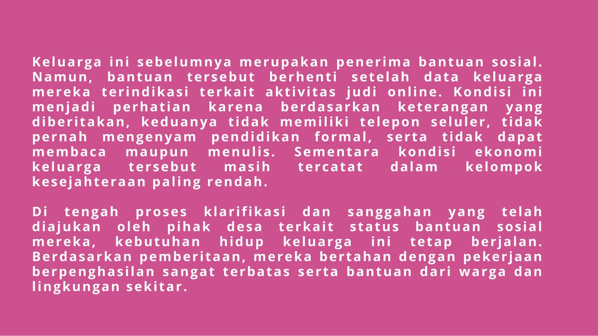 BersamaWargaWNI's tweet photo. #Warga 

Yuk, Mari Saling #BersamaWarga untuk turut membantu keluarga tersebut. https://t.co/ITKamM4wN9