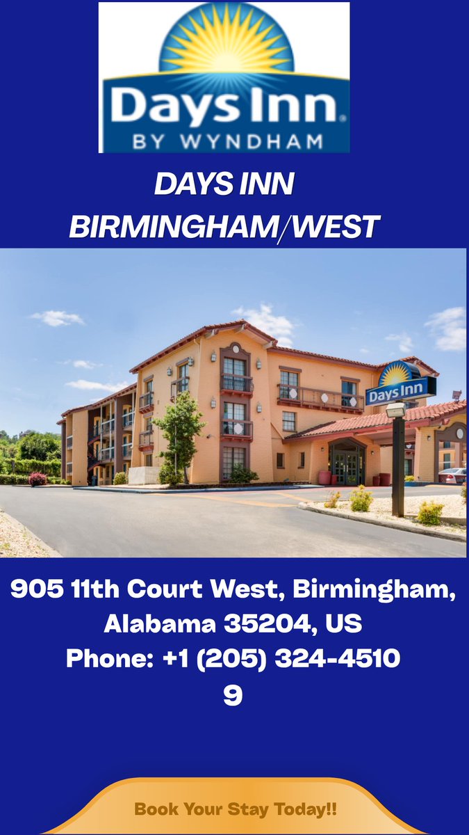 BirminghamInn's tweet photo. Discover Comfort Along the Way
🧳 Wherever your journey takes you, make comfort part of the experience.
👉 Plan ahead and reserve your room today!
#TravelJourney #ComfortStay #HotelExperience #TravelSmart #BookToday https://t.co/tglRKxZeq0