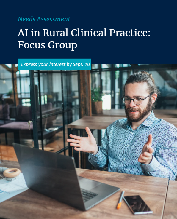 BCRHNetwork's tweet photo. How can AI better support rural health care?

https://t.co/k3RCQEeQkI 

#health #healthcare #rural #BC https://t.co/211YOFUsX0