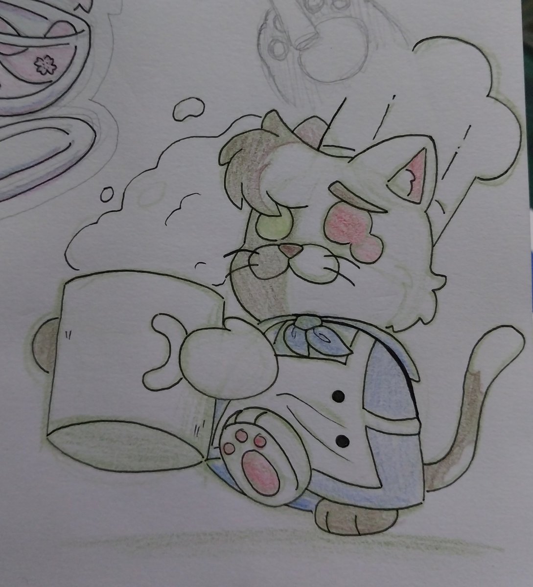 PawFox371's tweet photo. [ Posting old sketches that I never posted part 1 ]

Overcooked stream #ranboofanart https://t.co/ZTiKAK3ZS5