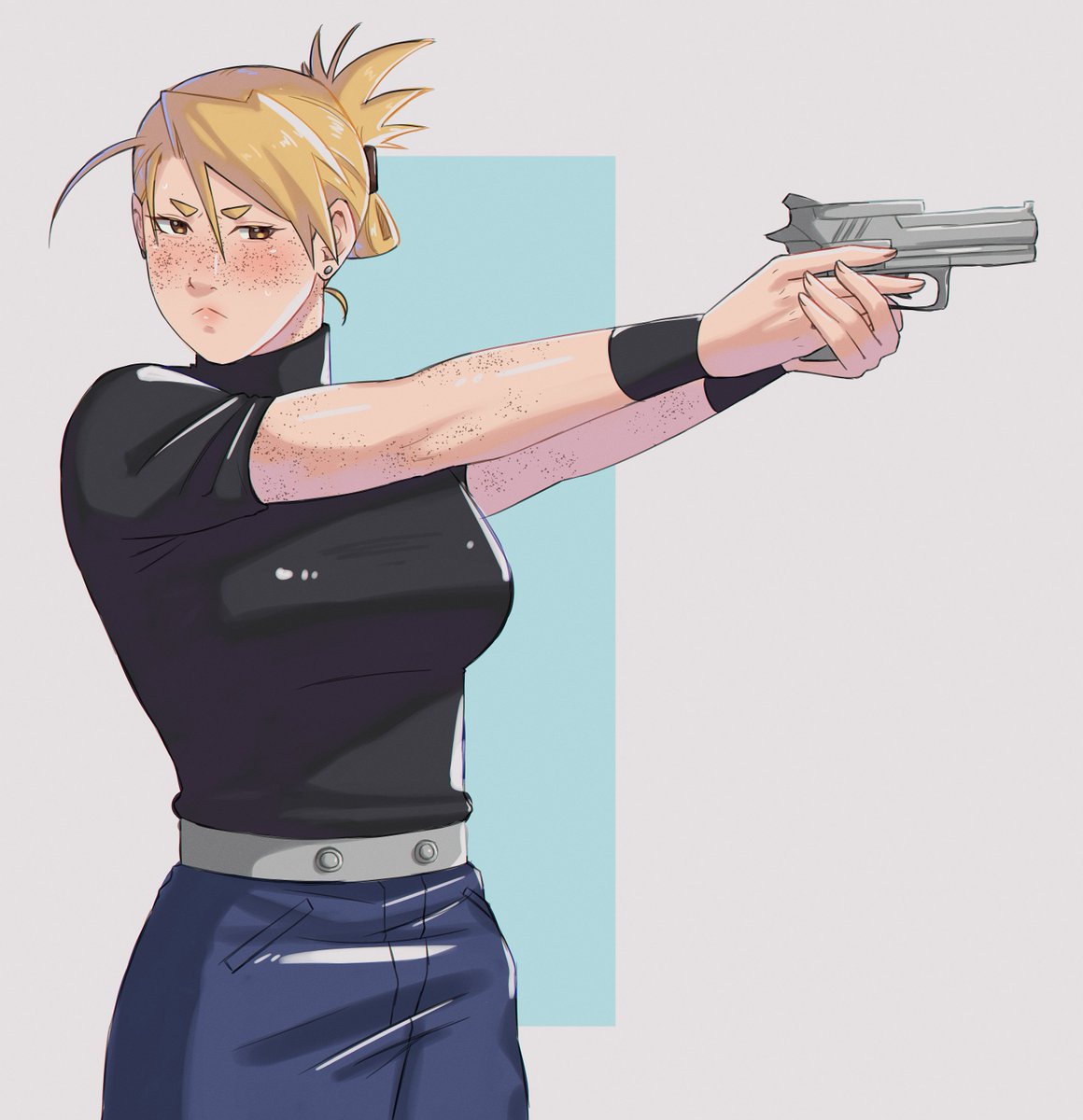 bisexualriza's tweet photo. i forgot how to draw her for like 2 days https://t.co/zABzn302Rh