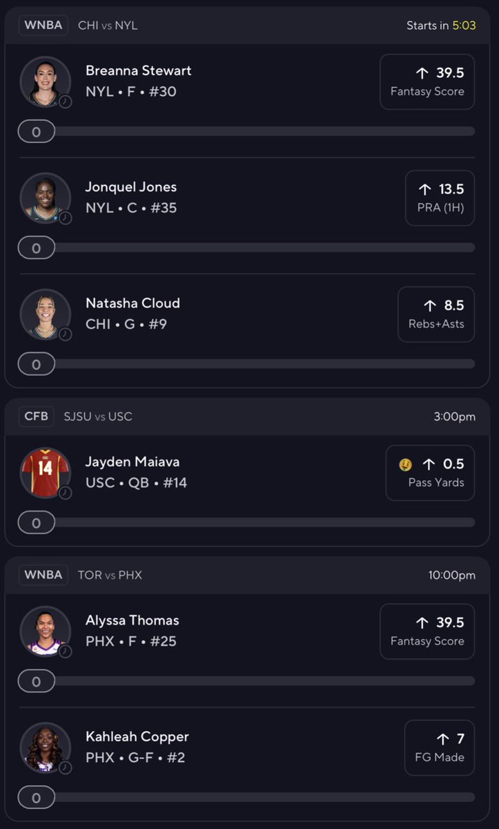 RACKEMSPORTS's tweet photo. They playing with the board heavy today smh this all I ran $5 smh
LINK: https://t.co/KCTjy59LLj
#WNBAPicks #nbaespn #wnba #NBACup #nbaprop #nbaplays #WNBATwitter #WNBAProps #wnbabets #nbabets #WNBA #nbapickstoday #Gambling #GamblingX https://t.co/8Sps66pAzZ
