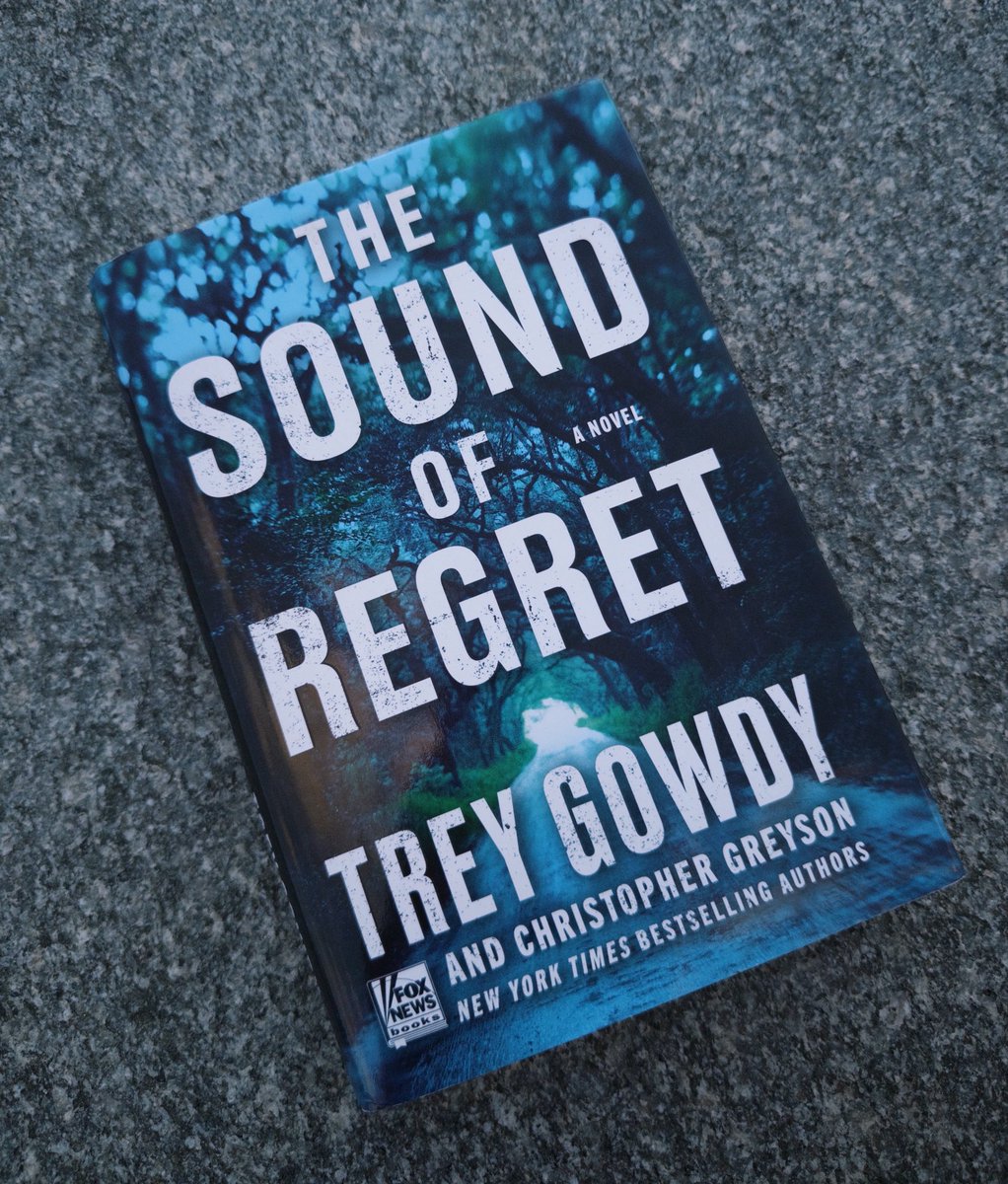 TGowdySC's tweet photo. Just want to say an overwhelming word of thanks to those who have read or plan to read The Sound of Regret. Your kindness and generosity and willingness to let a prosecutor try his hand at writing is appreciated more than words can express.

It can be purchased wherever books are sold, and by using this link: https://t.co/Y03W2eS4n2