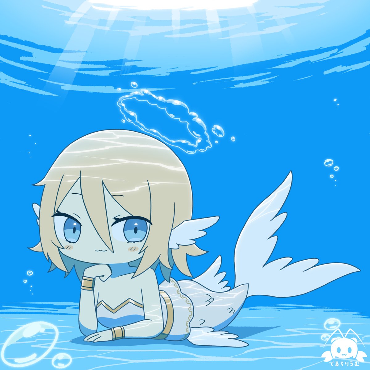 monokurocat1211's tweet photo. 水の中の天使 https://t.co/RVb2JgC3GM