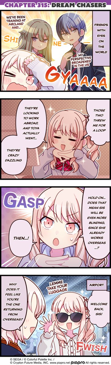 ColorfulStageEN's tweet photo. Always come prepared~

#4koma https://t.co/m8SrFD7Qfo