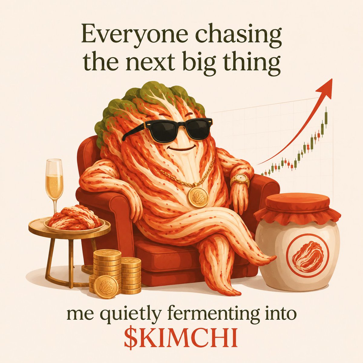 Kimchiicoin's tweet photo. They chase.

We ferment.

$KIMCHII https://t.co/pCOsGY9YTG