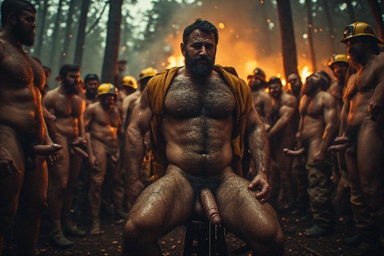 AphofisRJ's tweet photo. Firemen on fire 🔞 🔥🔥🔥🔥 #nsfwtwtًً #18+ #AIGays #musclemen #bara https://t.co/unuzSJfpzb