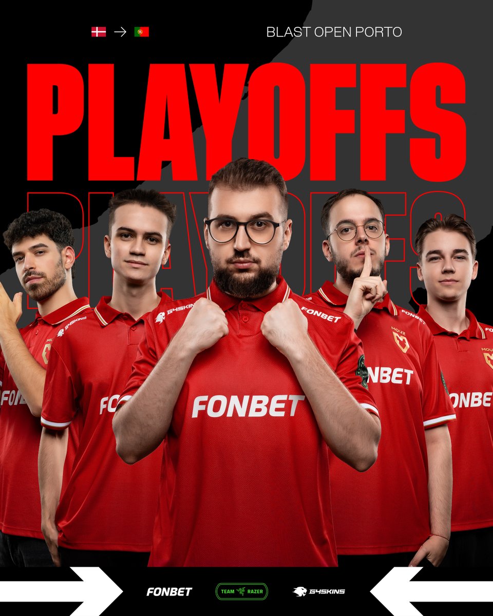 mousesports's tweet photo. We are through to Porto.
@BLASTPremier might be our confidence tournament. https://t.co/mTyuO4r71r