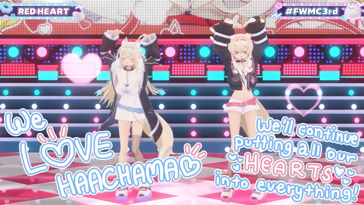 ej_minato's tweet photo. FuwaMoco's 3rd Anniversary Live 🐾🩵🩷:
The opening act featured a cover of "Red Heart" by the ultimate idol—#Haachama !
We ALL love Haachama!❤️🔥🩵🩷!
#FWMC3rd #はあちゃま #推し活はあとん日記 #赤井はあと https://t.co/JS2ZwYWpnw