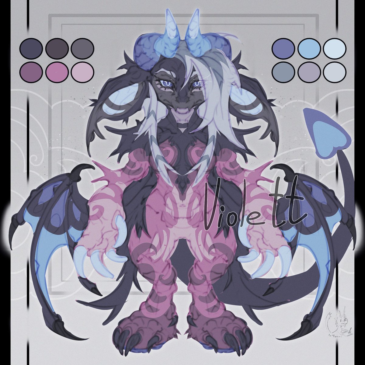 ToraKruk's tweet photo. Dragon custom design 💜 https://t.co/7QkwJD9qWl
