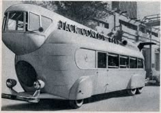TWizney's tweet photo. The Vacuubus was decommissioned shortly after its very first route. City transportation officials realized that sucking passengers directly off the street at speed left those people incredibly injured. https://t.co/ebQZVnLlba