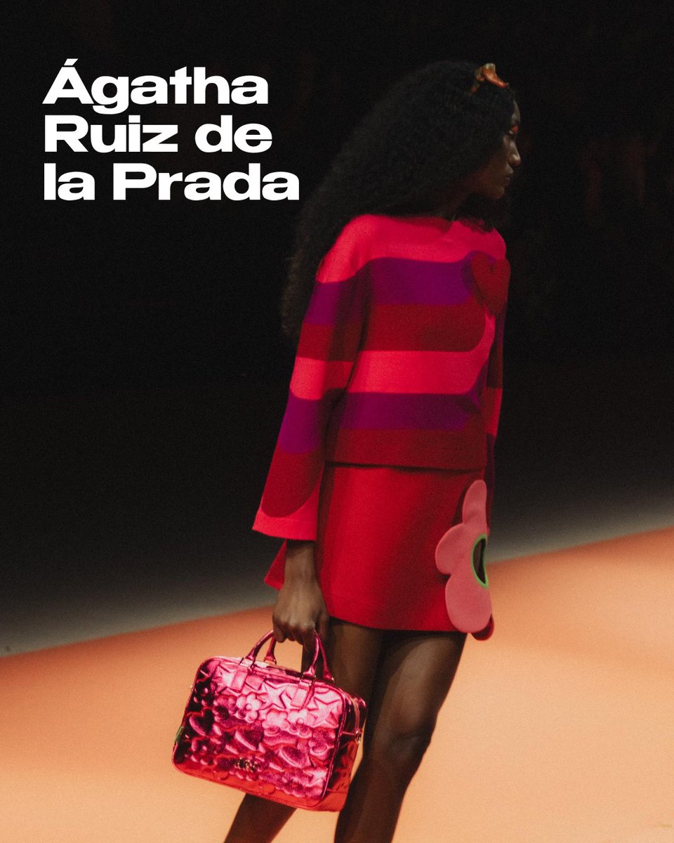 MBFWMadrid's tweet photo. Color, volumen y una forma de entender la moda imposible de confundir.

Más de cuatro décadas después, Ágatha Ruiz de la Prada sigue haciendo de la moda, el arte y el optimismo un lenguaje propio.

Este septiembre, vuelve a #MBFWMadrid https://t.co/ZP8sWCzRNE
