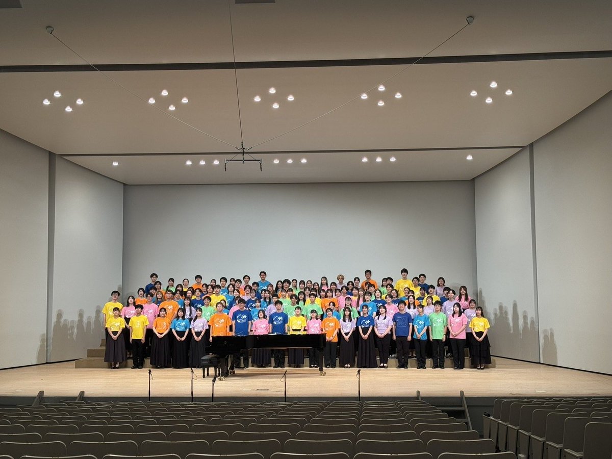 uumc_choir's tweet photo. 【活動報告】

本日は「谺コンサート」でした✨️

萩京子先生をはじめ、各大学の先生方、谺コンサートに関わってくださったスタッフの皆様、本当にありがとうございました‼️

また、ご来場いただいた皆様もありがとうございました💖

この経験を糧に、今後の様々なイベントに向けて頑張っていきます💪 https://t.co/YF5t8WG3A5