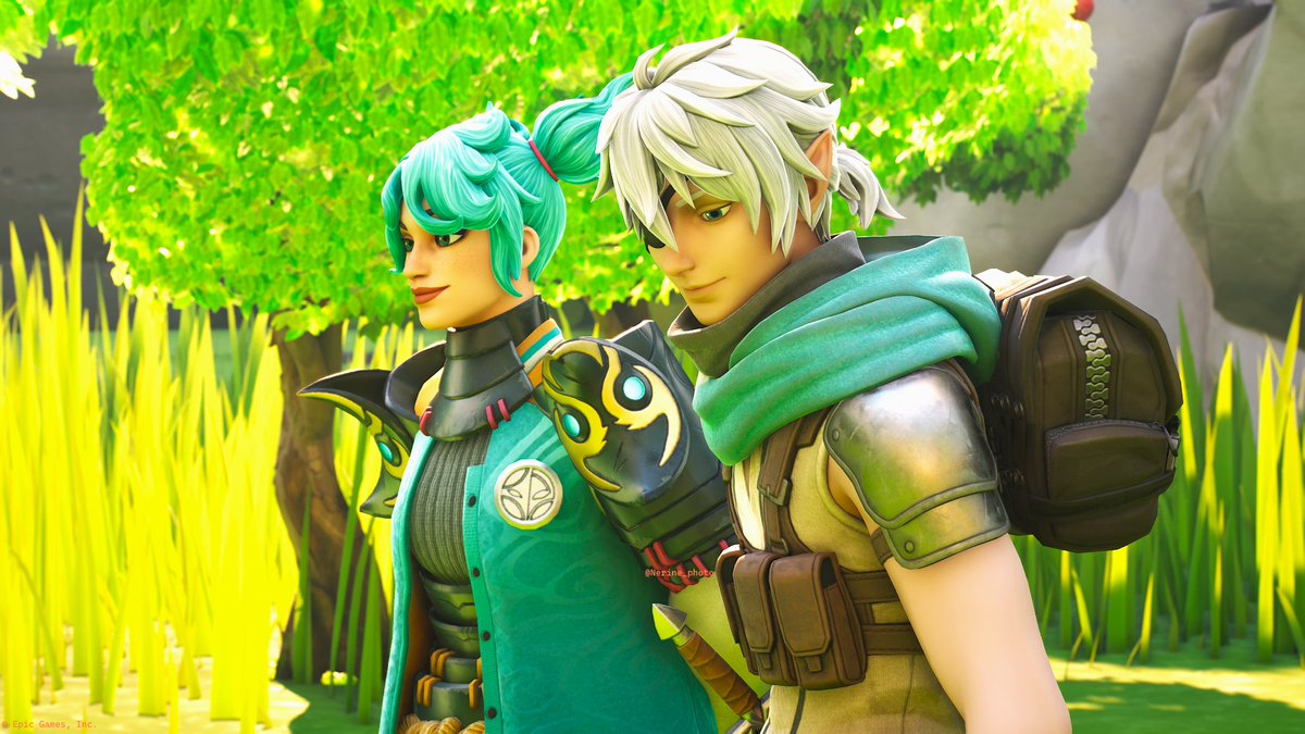 Nerine_photo's tweet photo. Jade and Bastian

Thanks for the request! @BATTLETAIL  

Inspired by the Sprite Garden thumbnail
Maybe they're good friends who share their knowledge and experience with Sprites and magic

code : 2070-9964-3966
creator : axerybb

#Fortnite #Fortography https://t.co/QLv27OzZn4