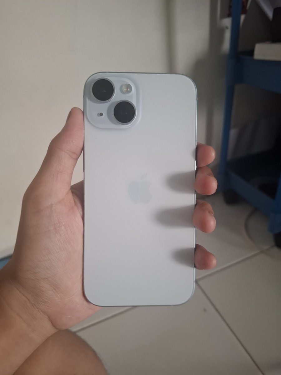 Cahayakbar's tweet photo. 9.8 NEPIS
Iphone 15 128Gb
BH 88% CC 539
Resmi Blibli
Garansi Nov 2026
Fullset (Box, Isi Box, Casan, &amp; Kartu Garansi)
Pemakaian 1 tahun
Fungsi 100% https://t.co/G2nRVfvjSR