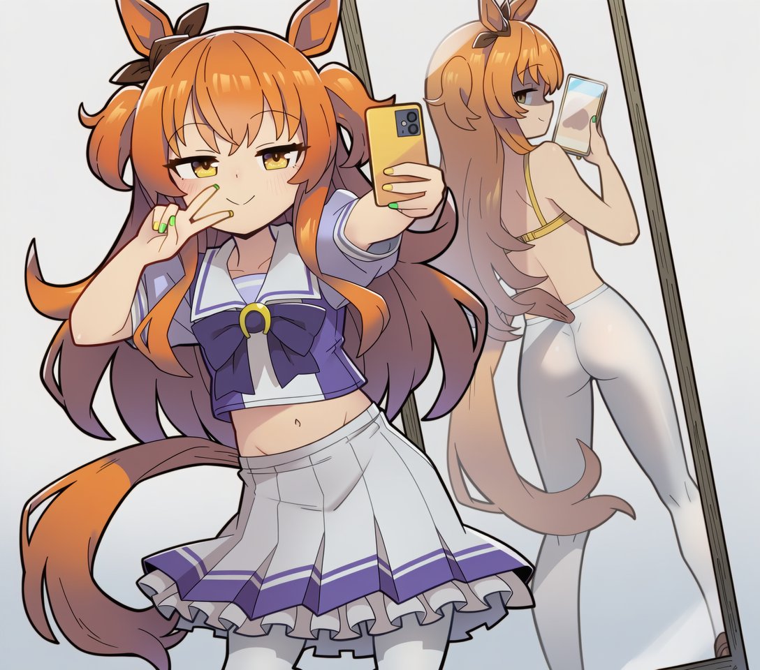 LeopLeo69277's tweet photo. Mayano🟠⚪️ with her friend (?)
マヤノトップガンとお友だち
#ウマ娘ㅤ 
#umamusume https://t.co/ZTNbNxSED9