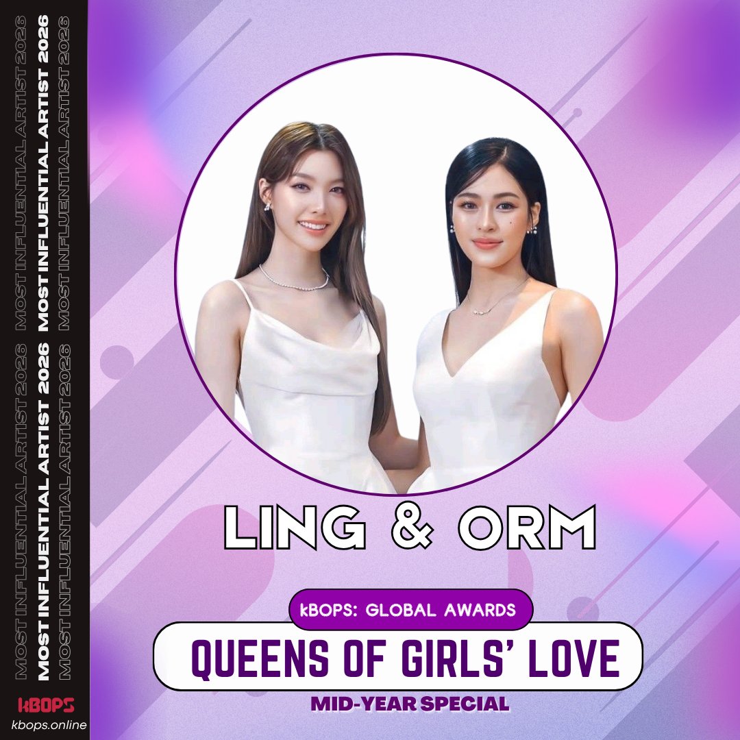 kBOPS_global's tweet photo. #LingOrm are nominated for the mid-year special 𝐐𝐮𝐞𝐞𝐧 𝐨𝐟 𝐆𝐢𝐫𝐥𝐬' 𝐋𝐨𝐯𝐞  !

🇹🇭Ling & Orm

1 REPOST = 20 Votes 💜

SEMIFINALS now OPEN!

Vote Now → https://t.co/RYm0vQPeug

⬆️Unlimited voting via website!
(20 free votes per device/IP every 1 hour)

Rewards: 🏆Trophy + Billboard LED Metro Manila 🇵🇭 / Seoul 🇰🇷

#GL #GirlsLove #GLCouple #QueenofGL